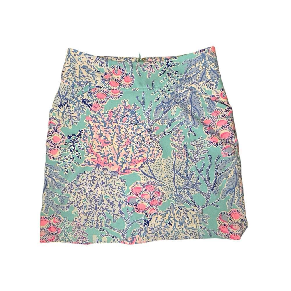 Lilly Pulitzer Jonas Skort Blue Ibiza Now You Sea Me Women's Size 0